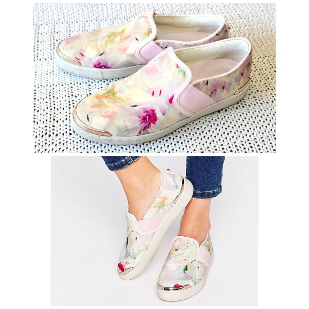 Ted Baker London women's Laulei low-top sneakers Floral Size 7 US Women's
